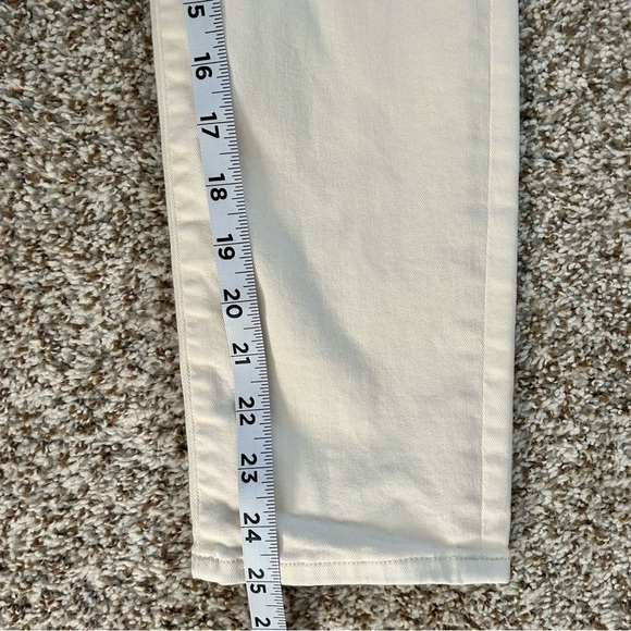 🦋 Express White Super High Rise Slim Jeans 0 0R - Picture 8 of 8